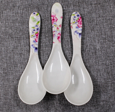 一元兩元熱銷(xiāo)款！仿瓷印花飯勺廠家直銷(xiāo)，廚房日用百貨批發(fā)首選